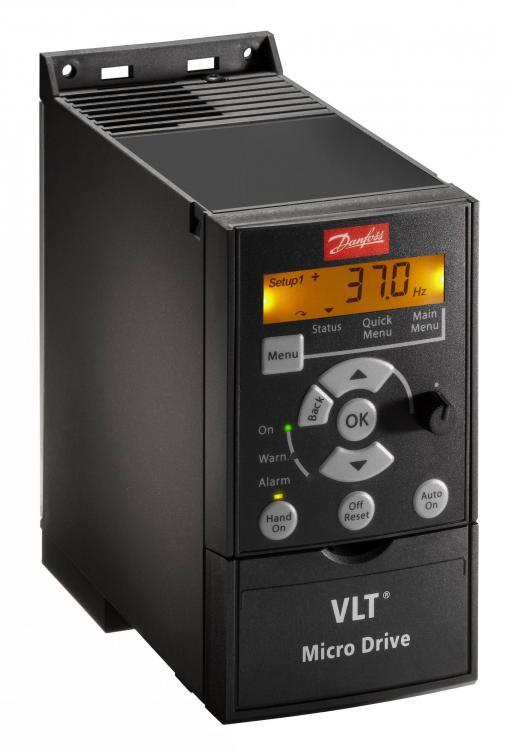 132F0026 DANFOSS DRIVES VLT® MicroDrive FC51 051 4.0kW, 3x380-480V, with dynamic braking, IP20, RFI A1 + B1..