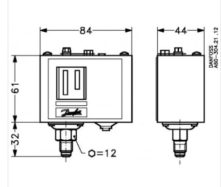 060-117366 DANFOSS SOĞUTMA Basınç anahtarı