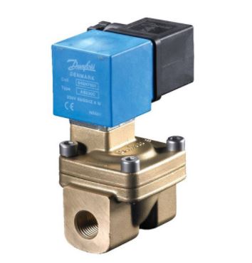 EV222B, Servo-operated 2/2-way solenoid valves with isolating diaphragm