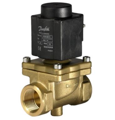 EV245B, Servo piston operated 2/2-way solenoid valves for steam